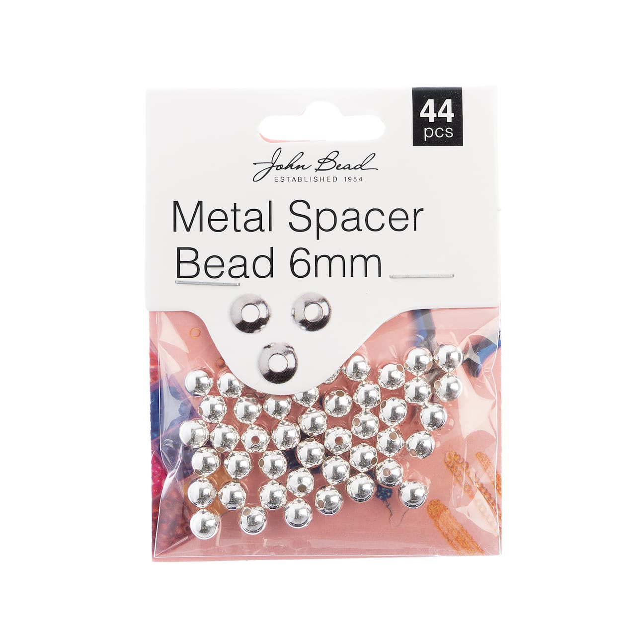 John Bead Must Have Findings 6mm Metal Spacer Beads